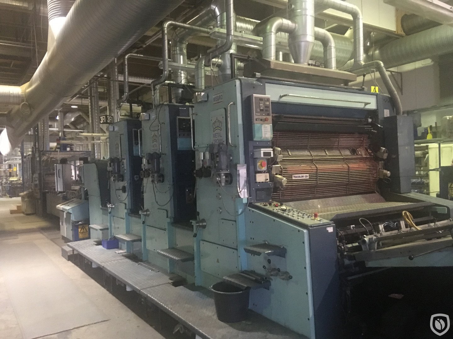 KBA 3-colour printing line with IST UV-oven