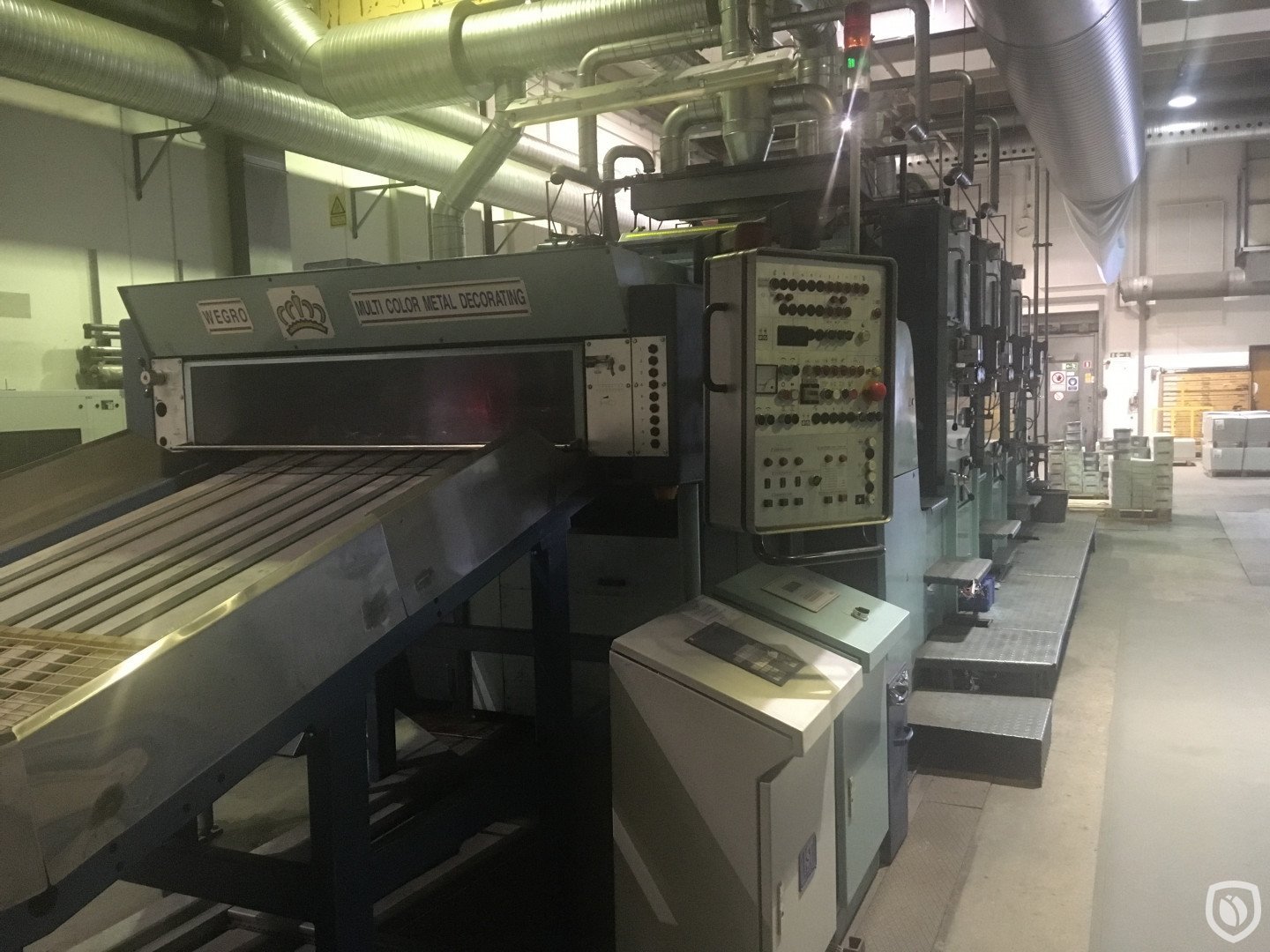 KBA 3-colour printing line with IST UV-oven