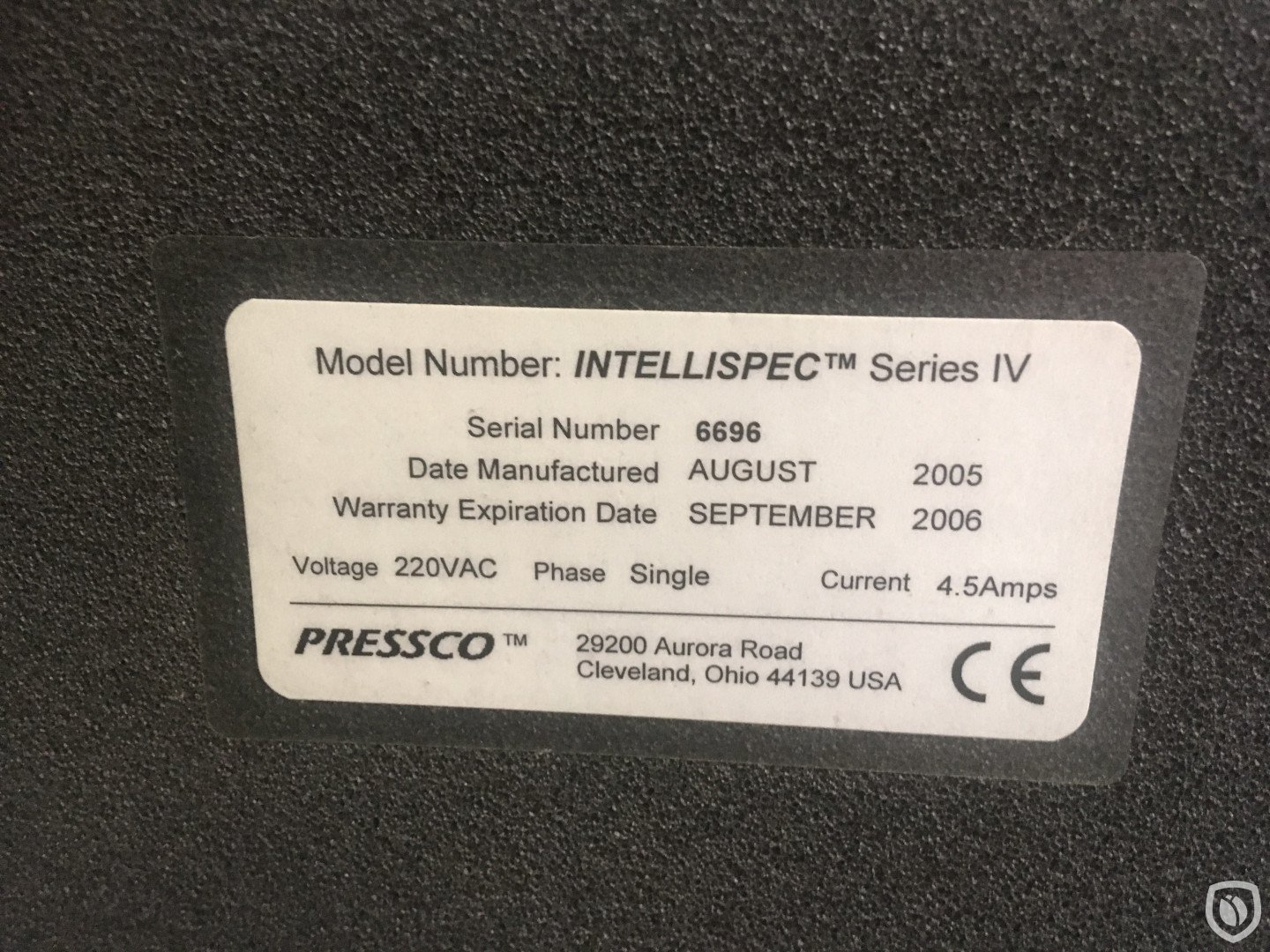 PRESSCO CHROMAPULSE 6070-6071-6072 DL42
