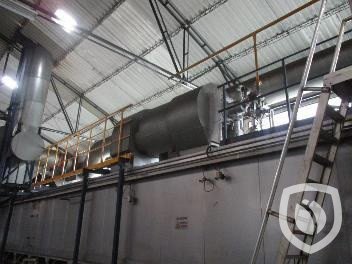 Mailander 121 monocolour printing / coating line with 30 meter LTG tunnel-oven