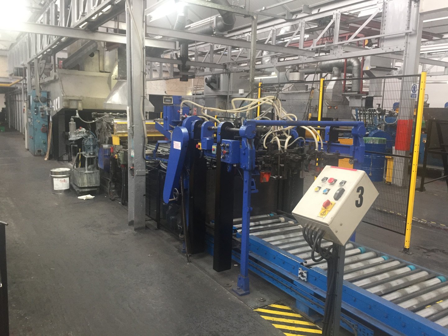 On factory floor