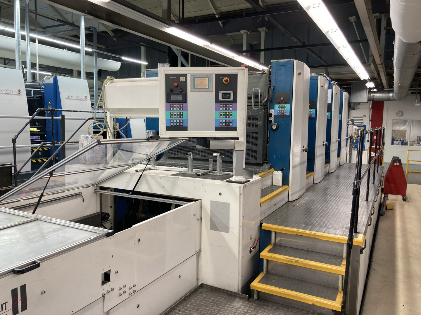 KBA METALSTAR type 2 printing presses 4C Cazander