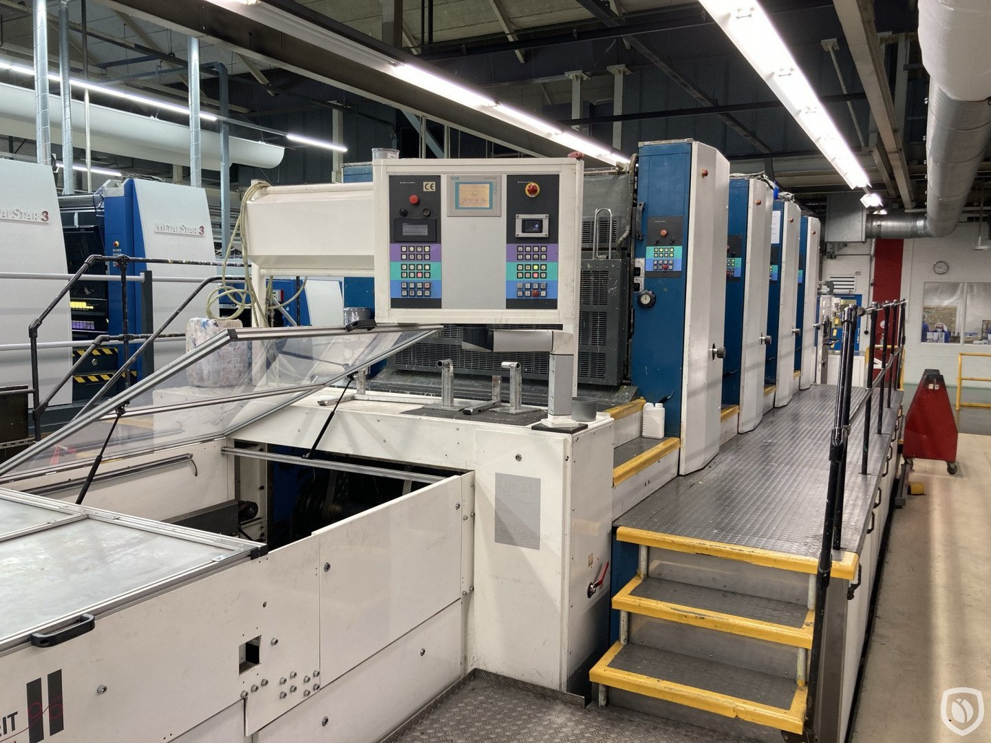 KBA METALSTAR type 2 printing presses 4C