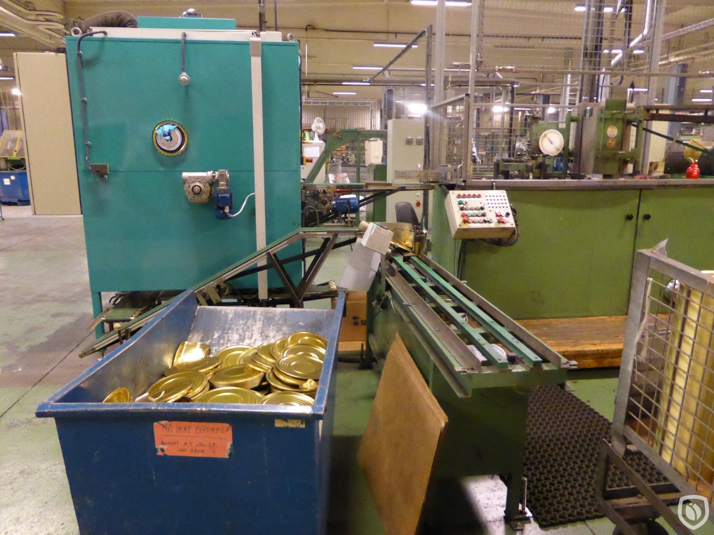 End diameter Ø 217 mm production line
