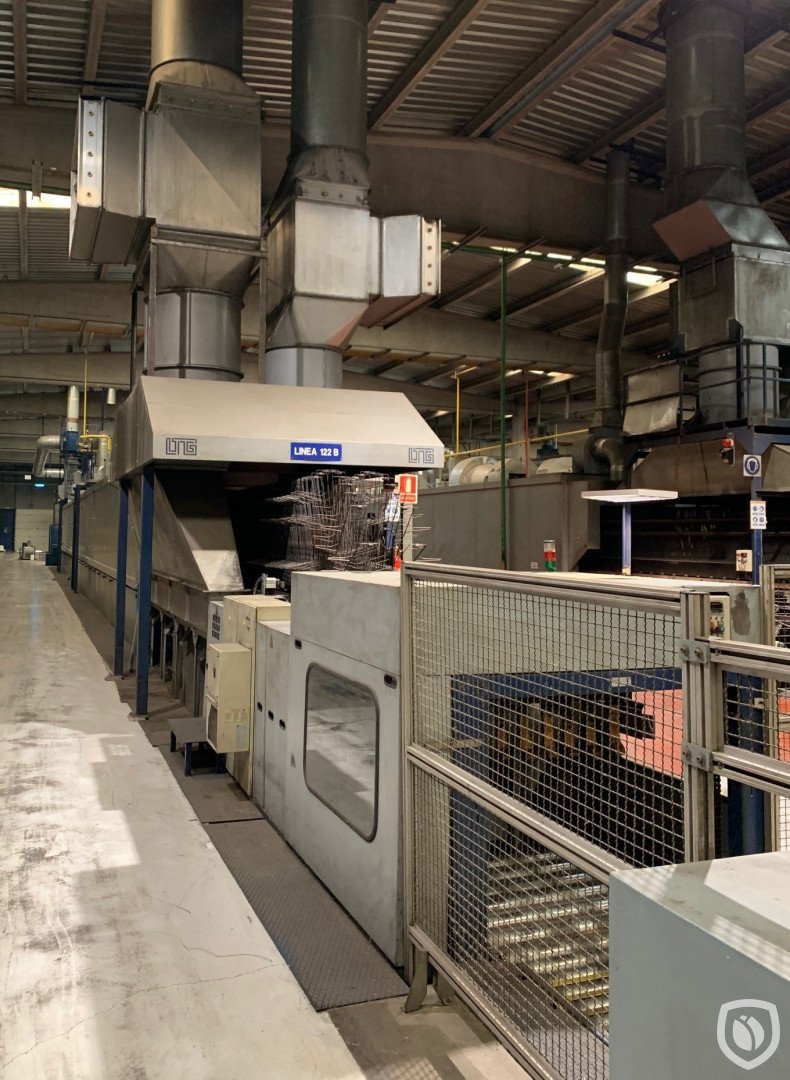 Mailander 122A tandem printing line with in-line coating and LTG tunnel-oven