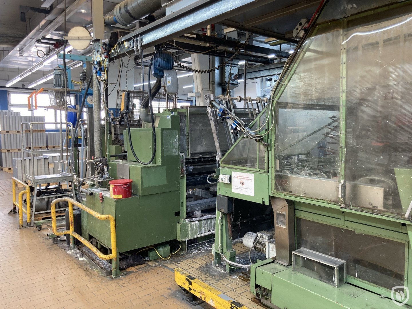 Mailander 431 coating line with 27 meter LTG tunnel-oven and afterburner