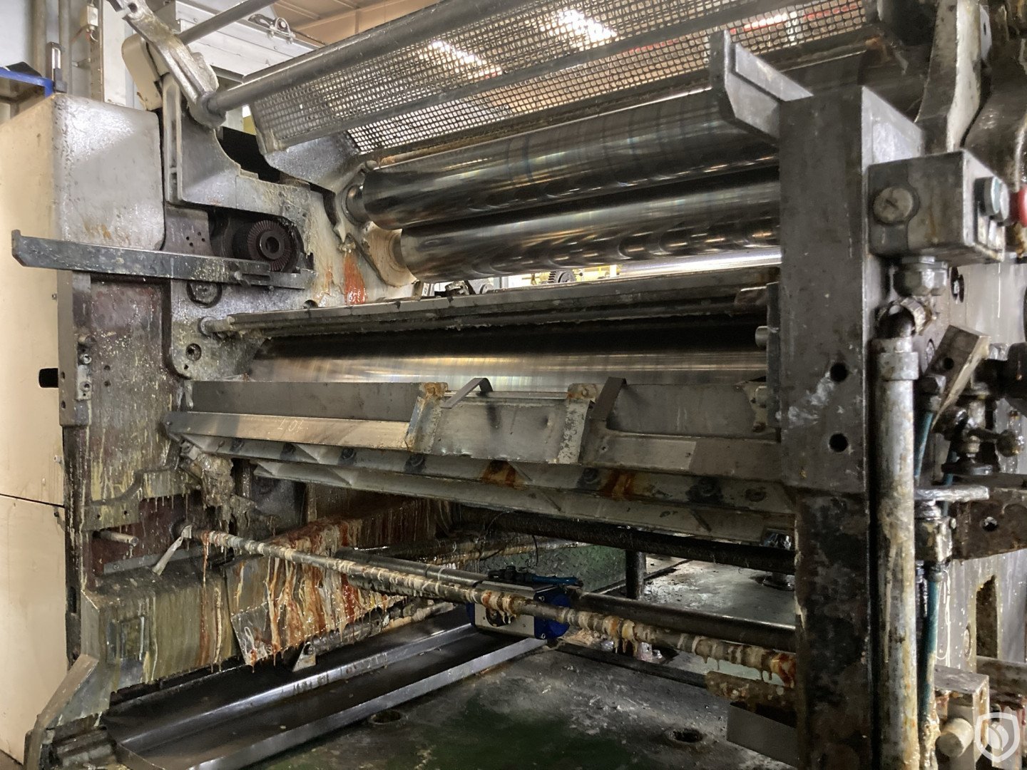 Mailander 430 coating line with 30 meter LTG tunnel-oven and afterburner