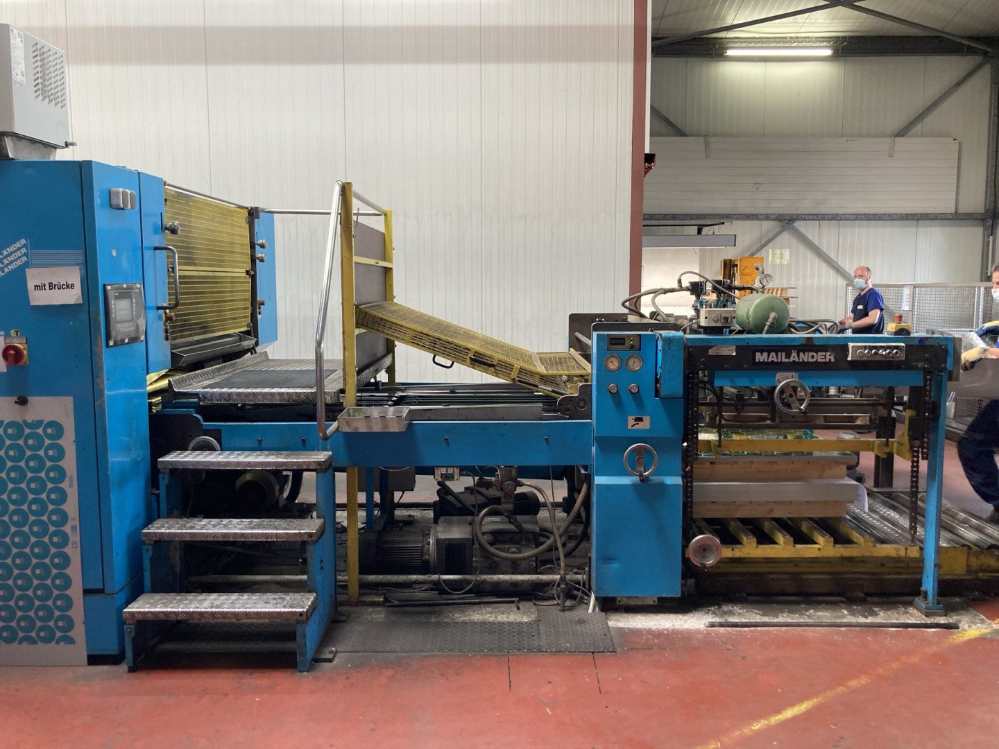 Mailander 122A tandem printing presses