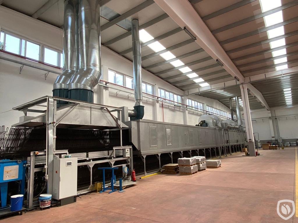 Mailander 460 coating line with LTG tunnel-oven