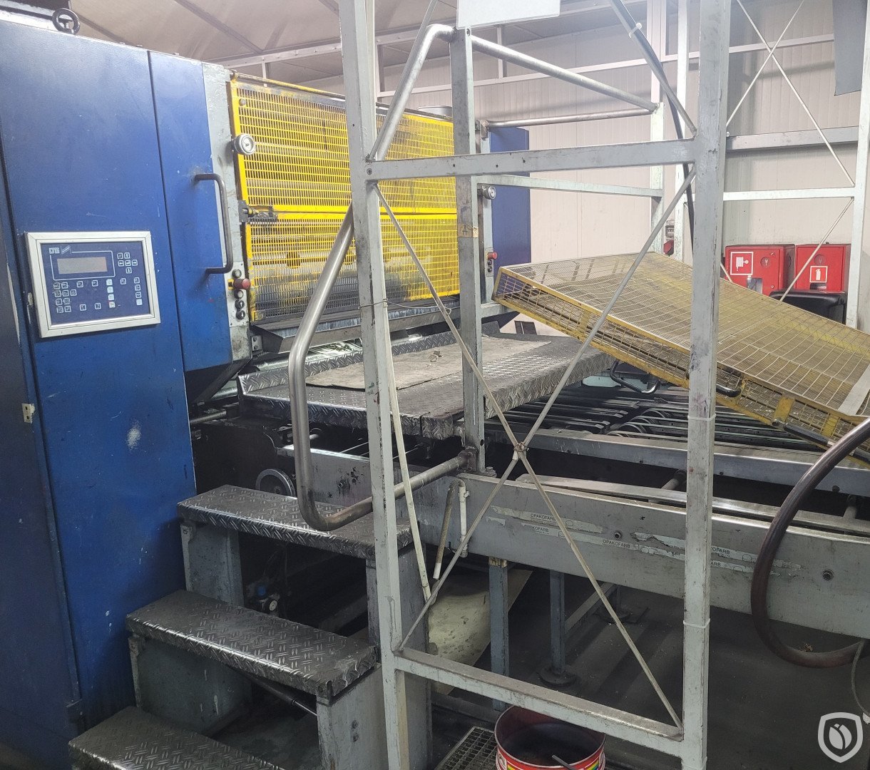 Mailander 122A tandem printing line with LTG tunnel-oven