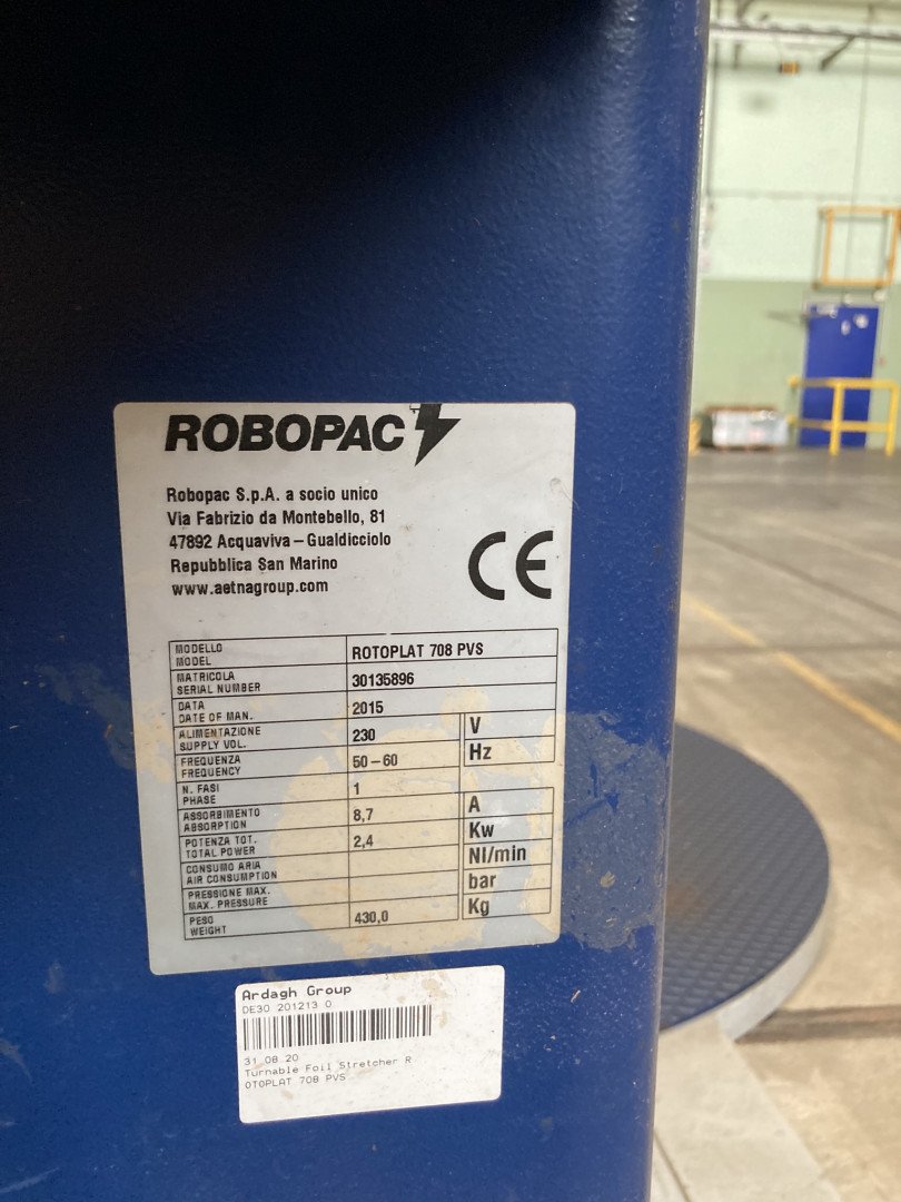 Robopac Rotoplat 708 PVS