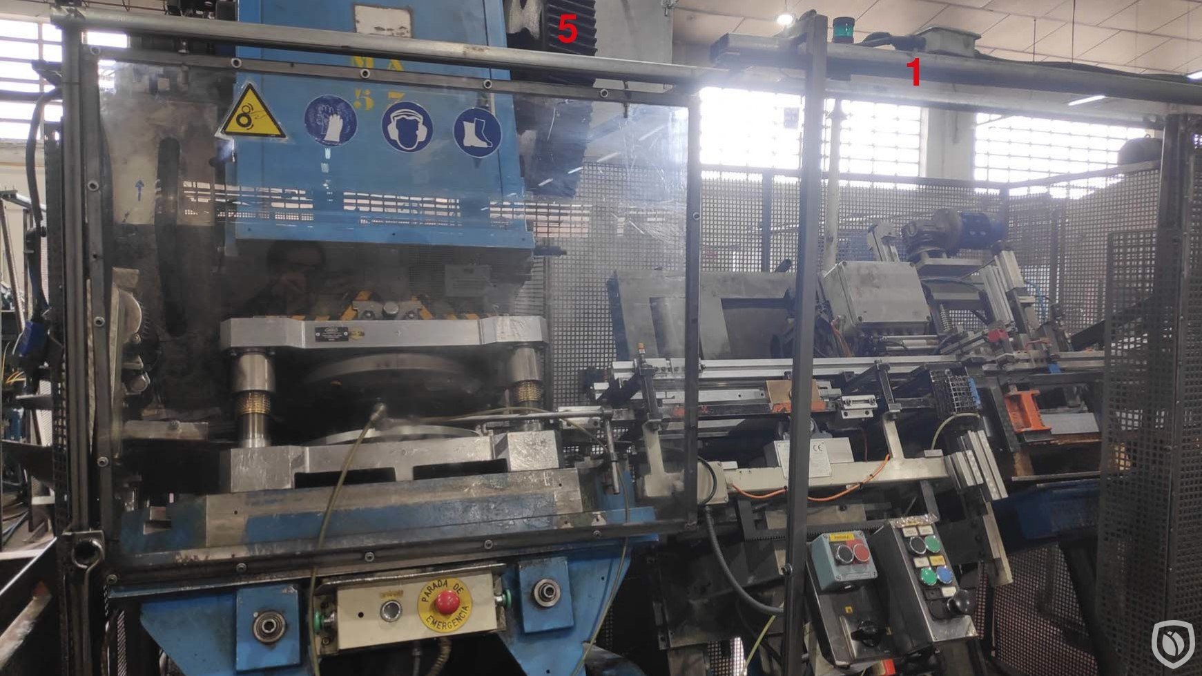 Lid diameter Ø 292 mm production line