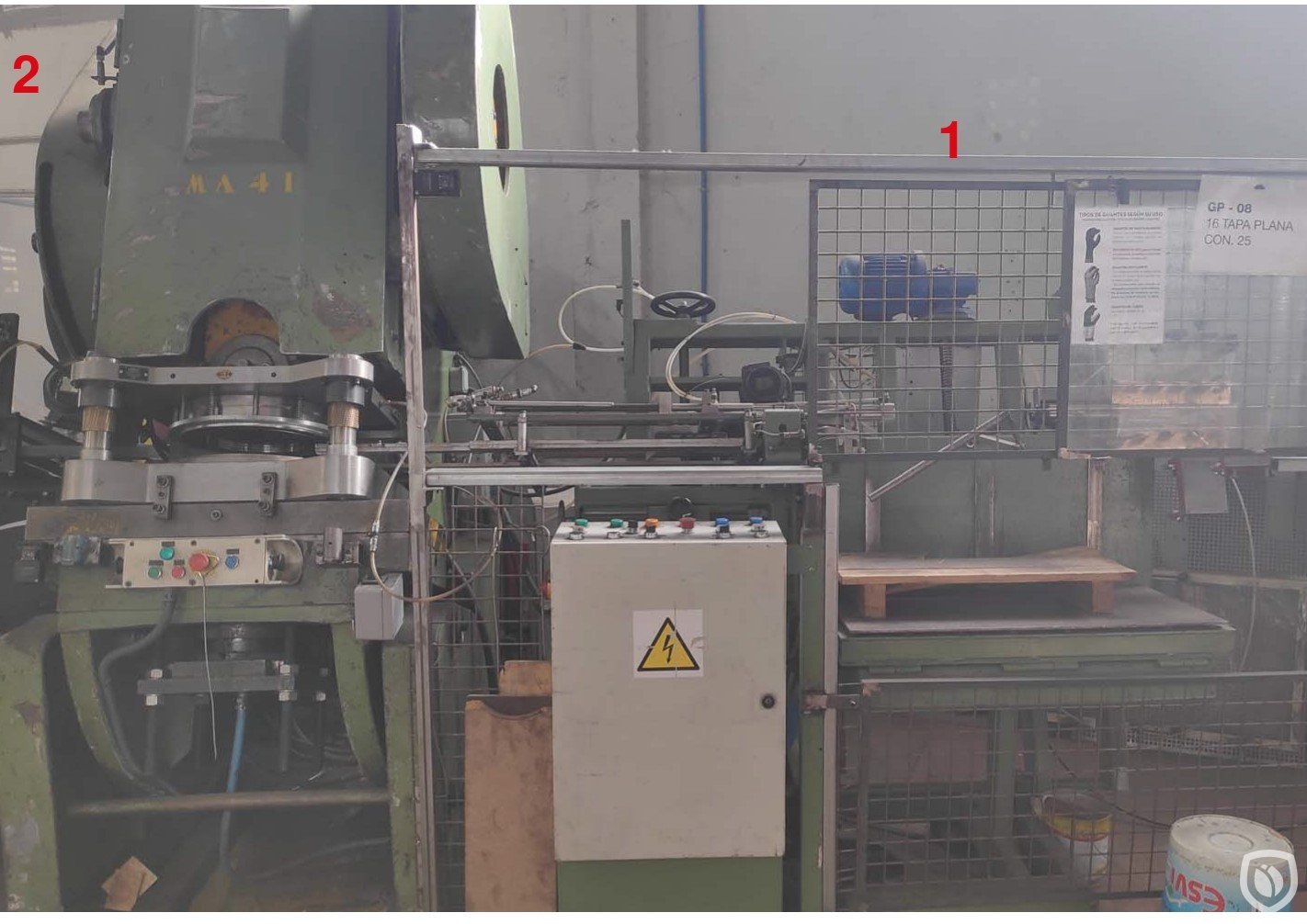 Conical cover diameter Ø 292 mm production line