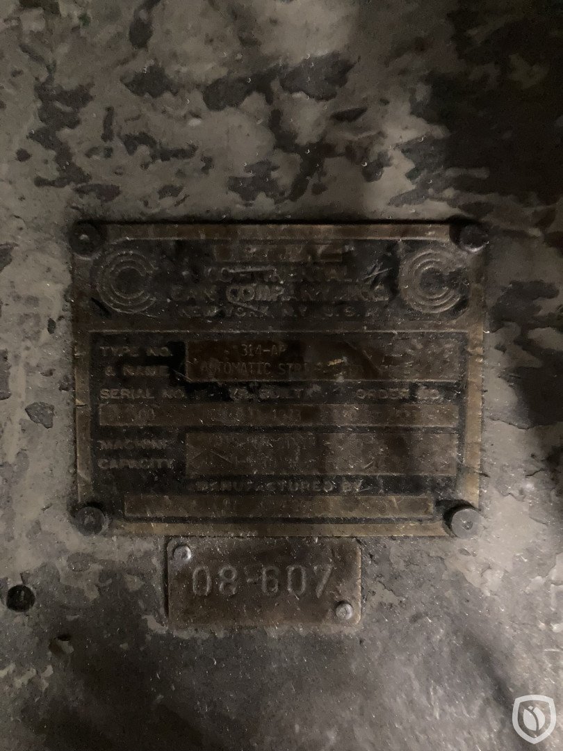 Cameron machine plate