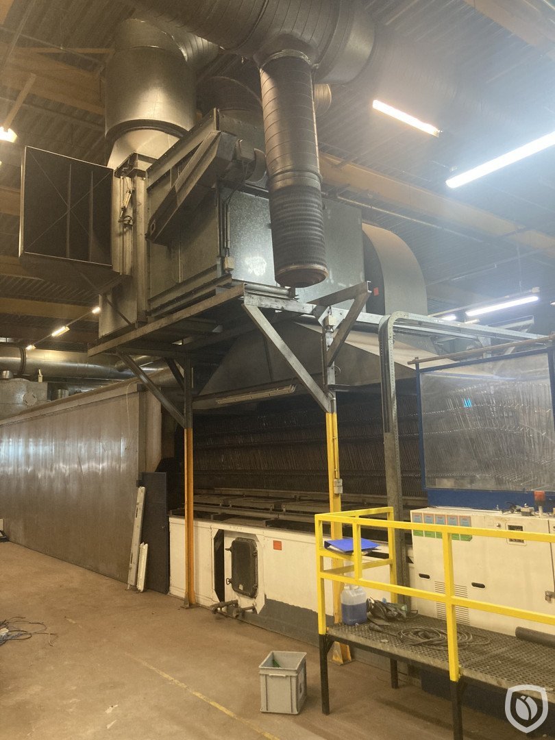 Mailander 460 coating line with 33 meter LTG tunnel-oven and incinerator