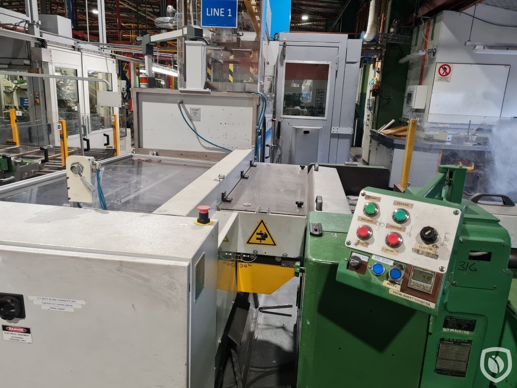 Milk powder tin production line Ø 153