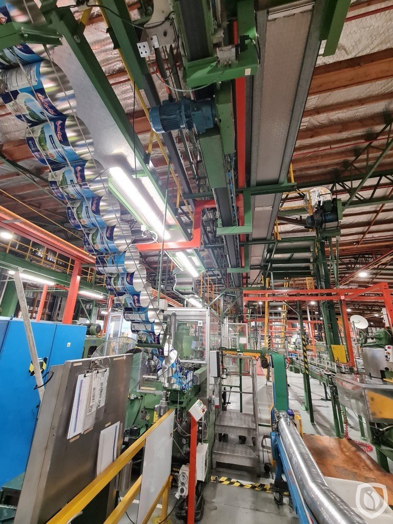 Milk powder tin production line Ø 198