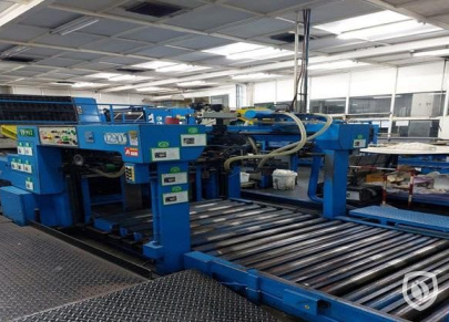 Crabtree 1290 printing line with in-line coater and LTG tunnel-oven