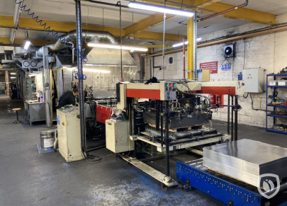 FUJI-C451 coating line with 28 meter LTG tunnel-oven and incinerator