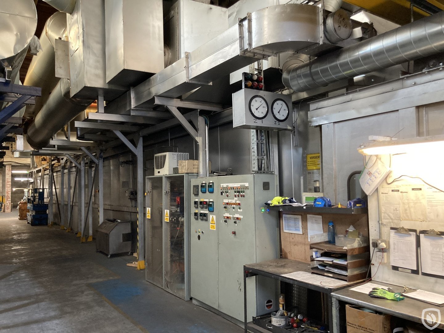 FUJI-C451 coating line with 28 meter LTG tunnel-oven and incinerator