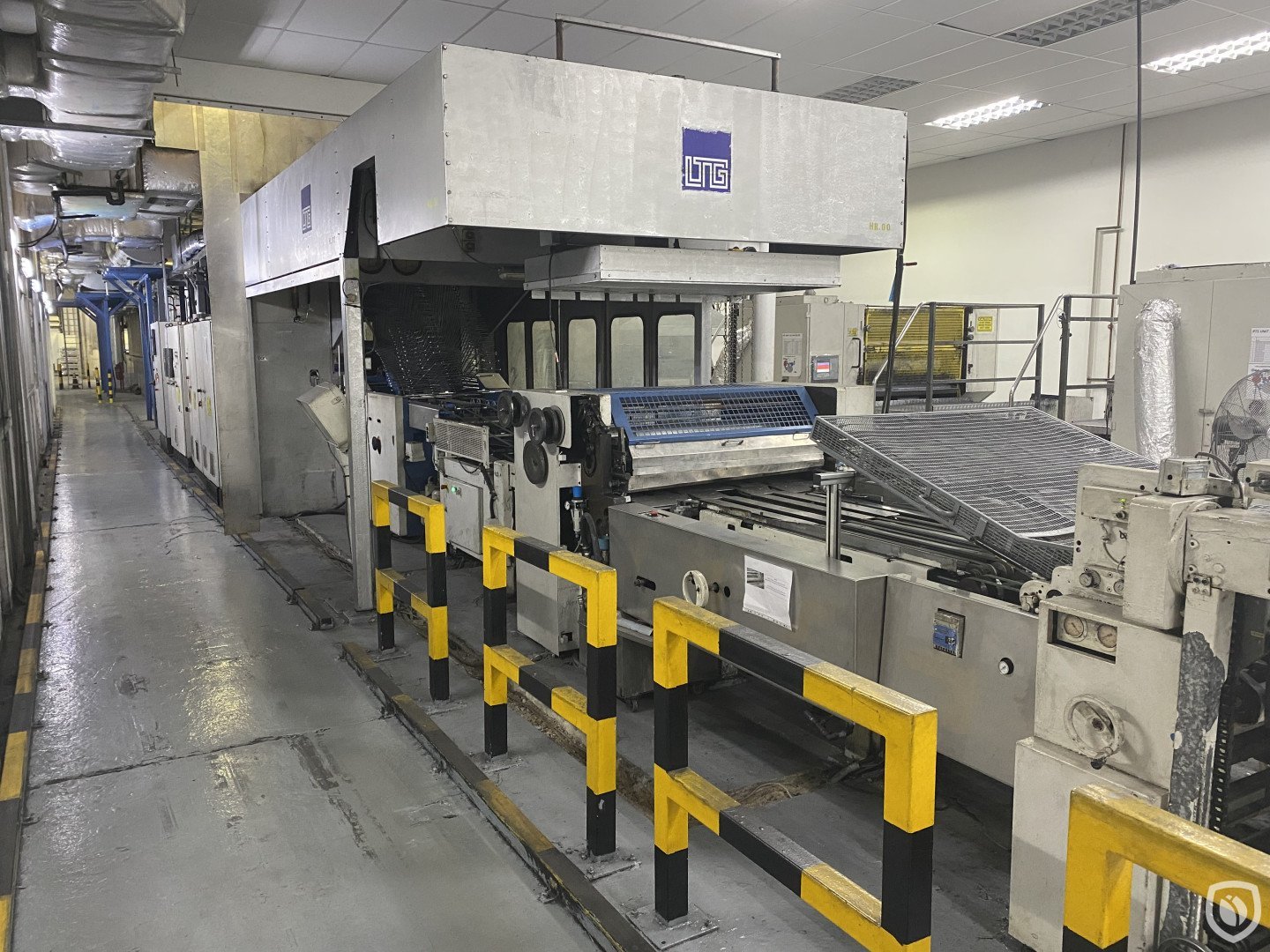 LTG coating line with 36 meter tunnel-oven and KBA ECO-TNV incinerator