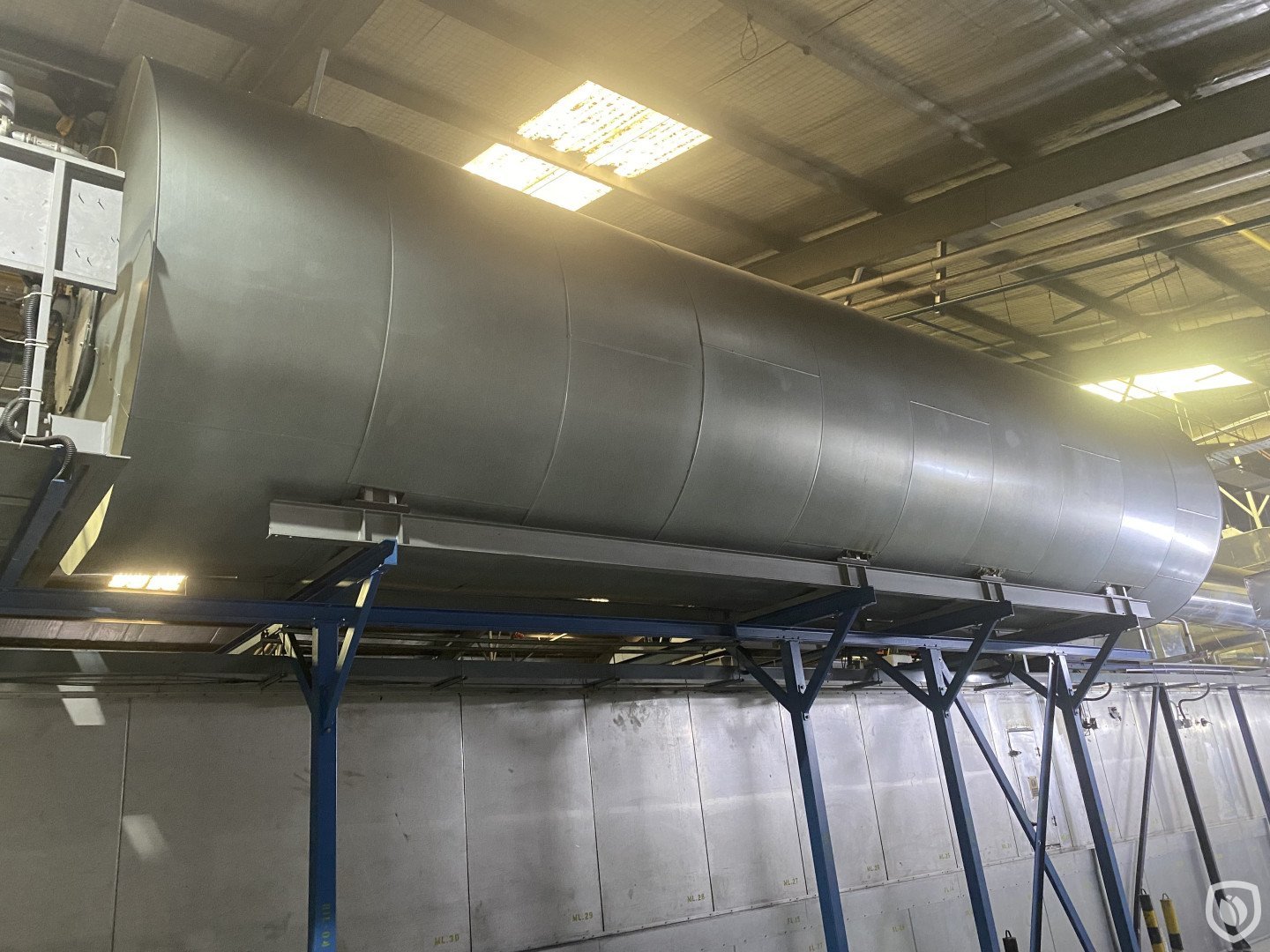 LTG coating line with 36 meter tunnel-oven and KBA ECO-TNV incinerator