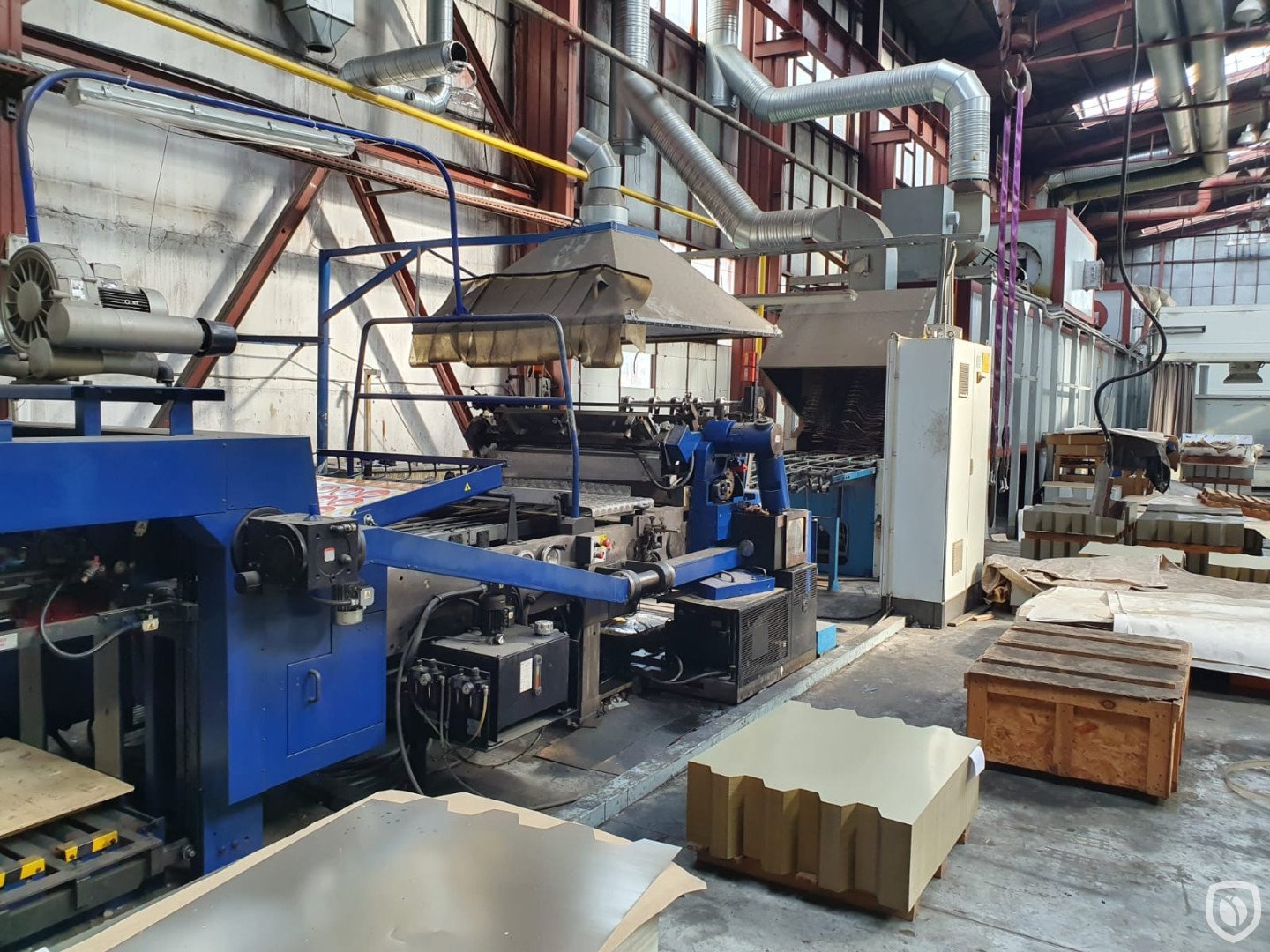 Crabtree coating line with Dingma tunnel-oven of 30 meter