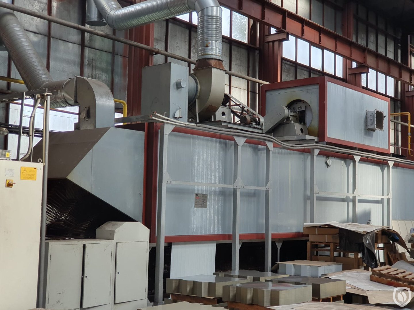 Crabtree coating line with Dingma tunnel-oven of 30 meter