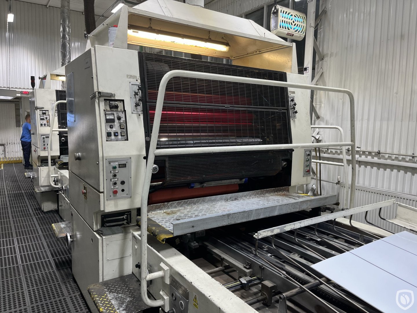 Crabtree 1290 tandem UV printing line