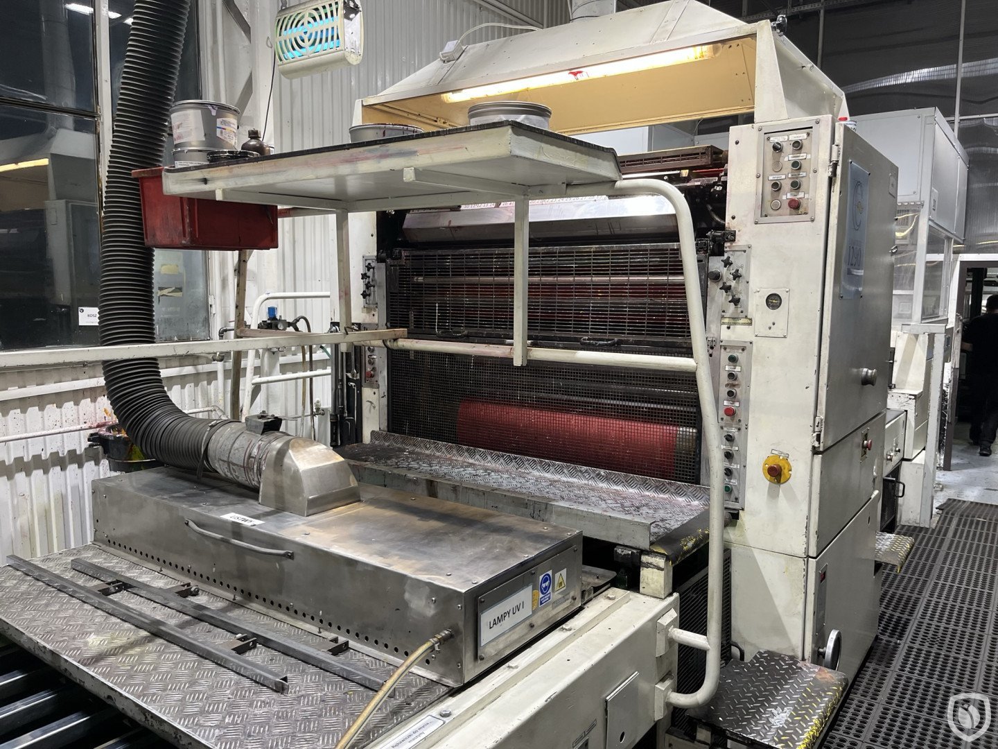 Crabtree 1290 tandem UV printing line