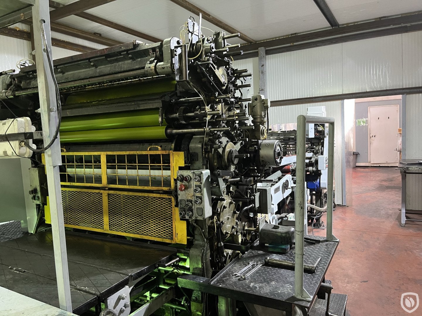 Crabtree Marquess 4038 printing line with UV-oven