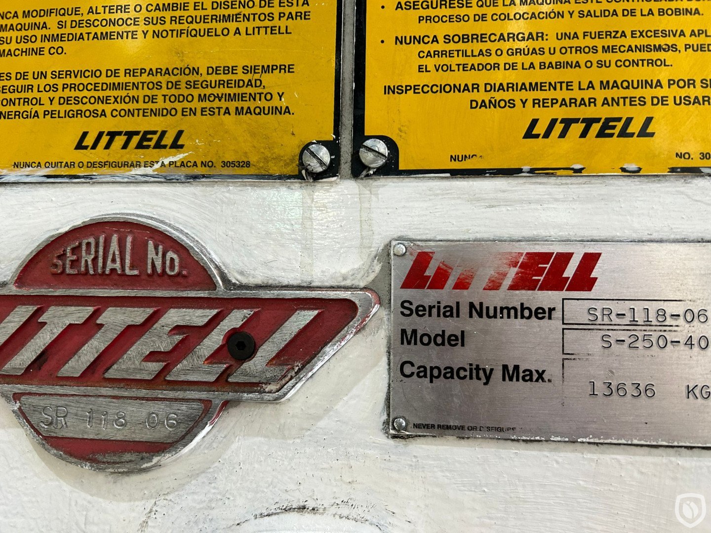 Littell LM-1 cut-to-length line