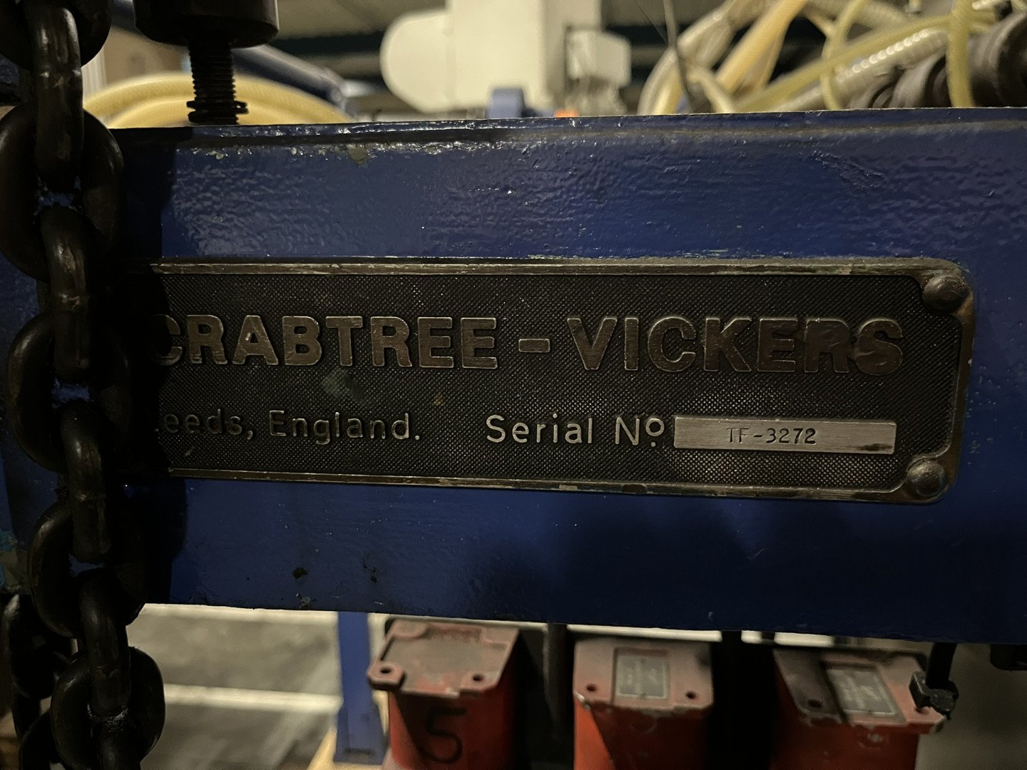 machine plate
