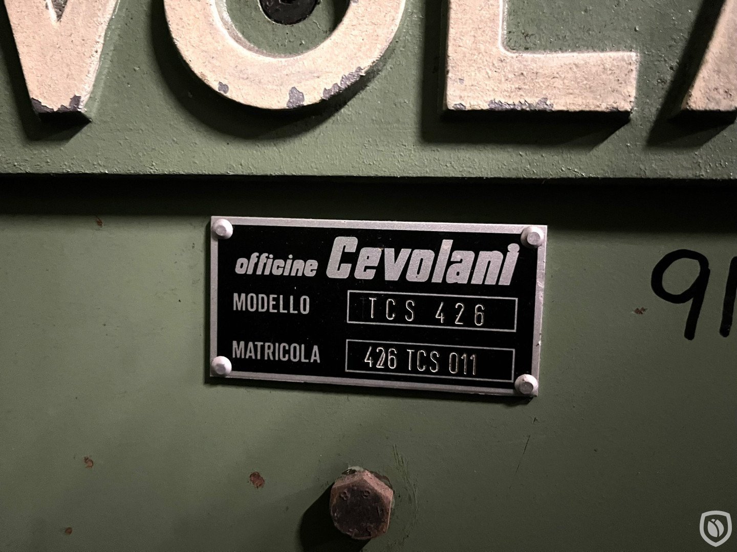 machine plate
