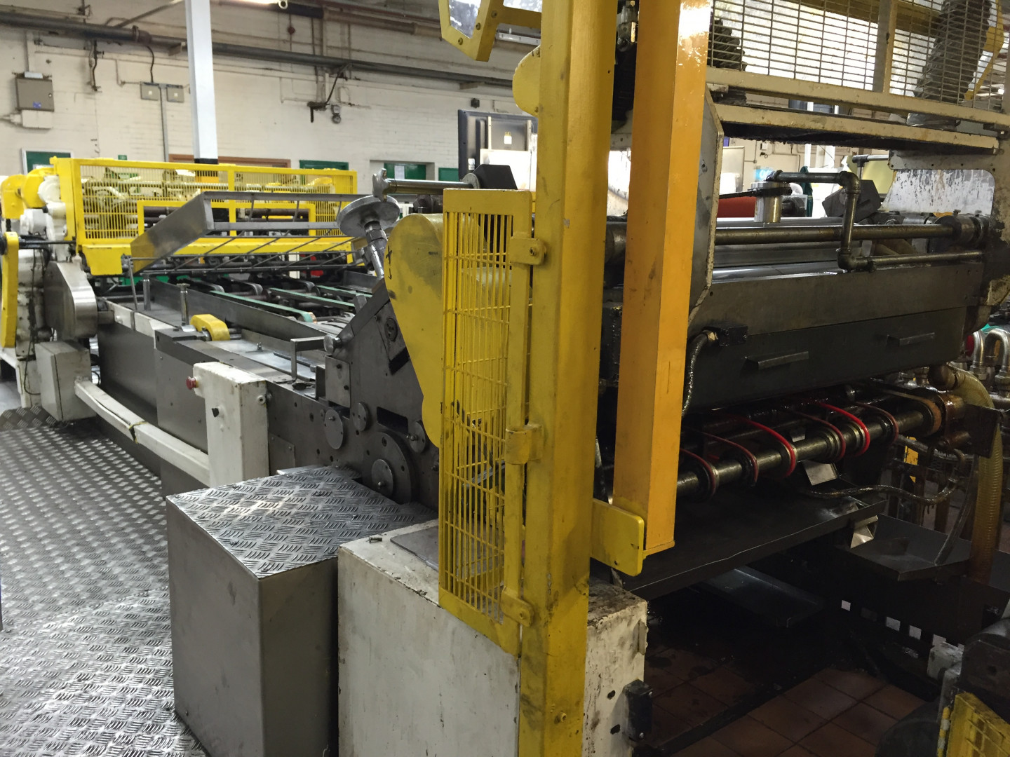 Ratcliff E varnish coating machine sheet feeder Cazander