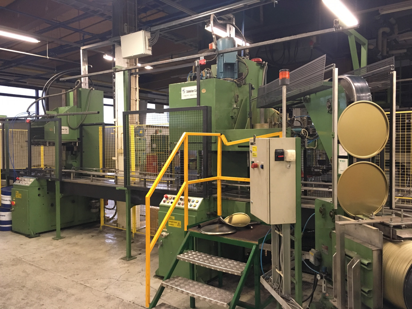 Drum making manufacturing line for 34 up to 68 Liter drums Cazander