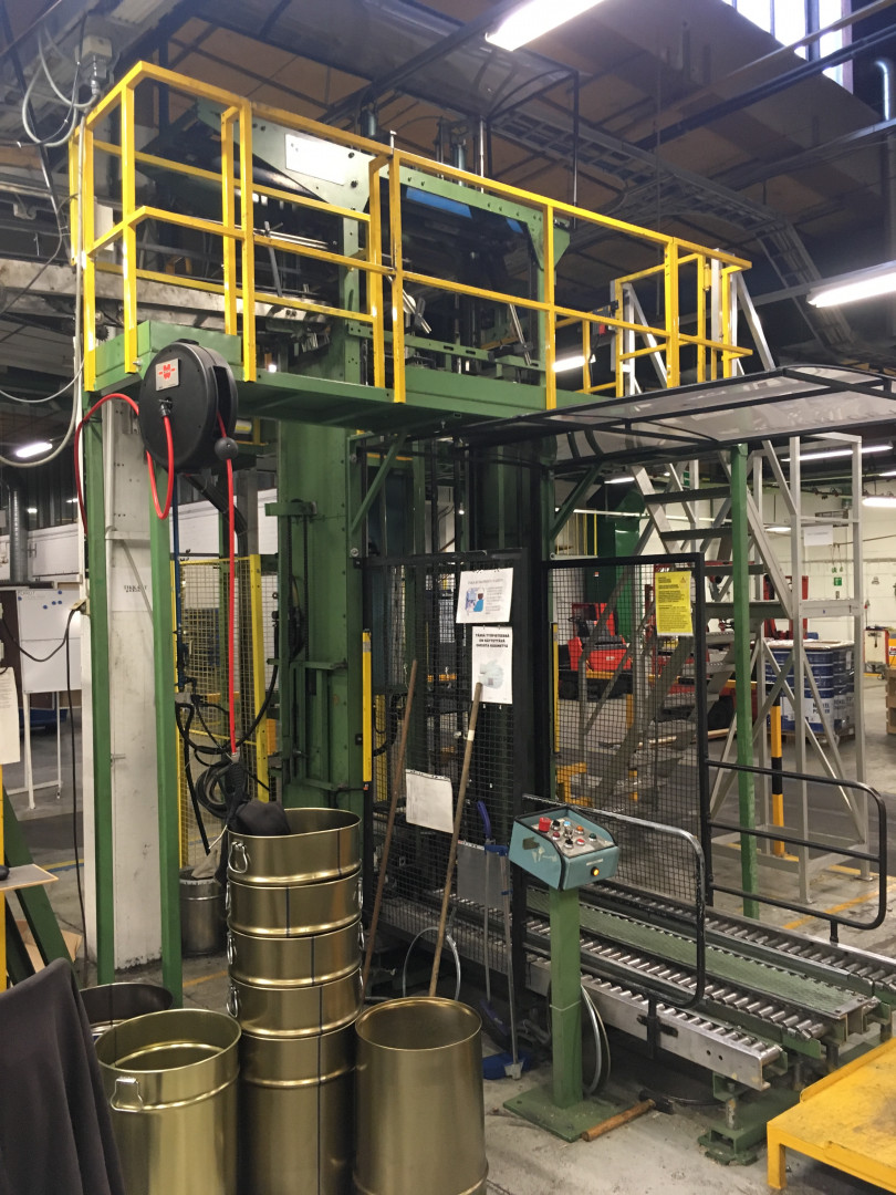 Drum making manufacturing line for 34 up to 68 Liter drums Cazander