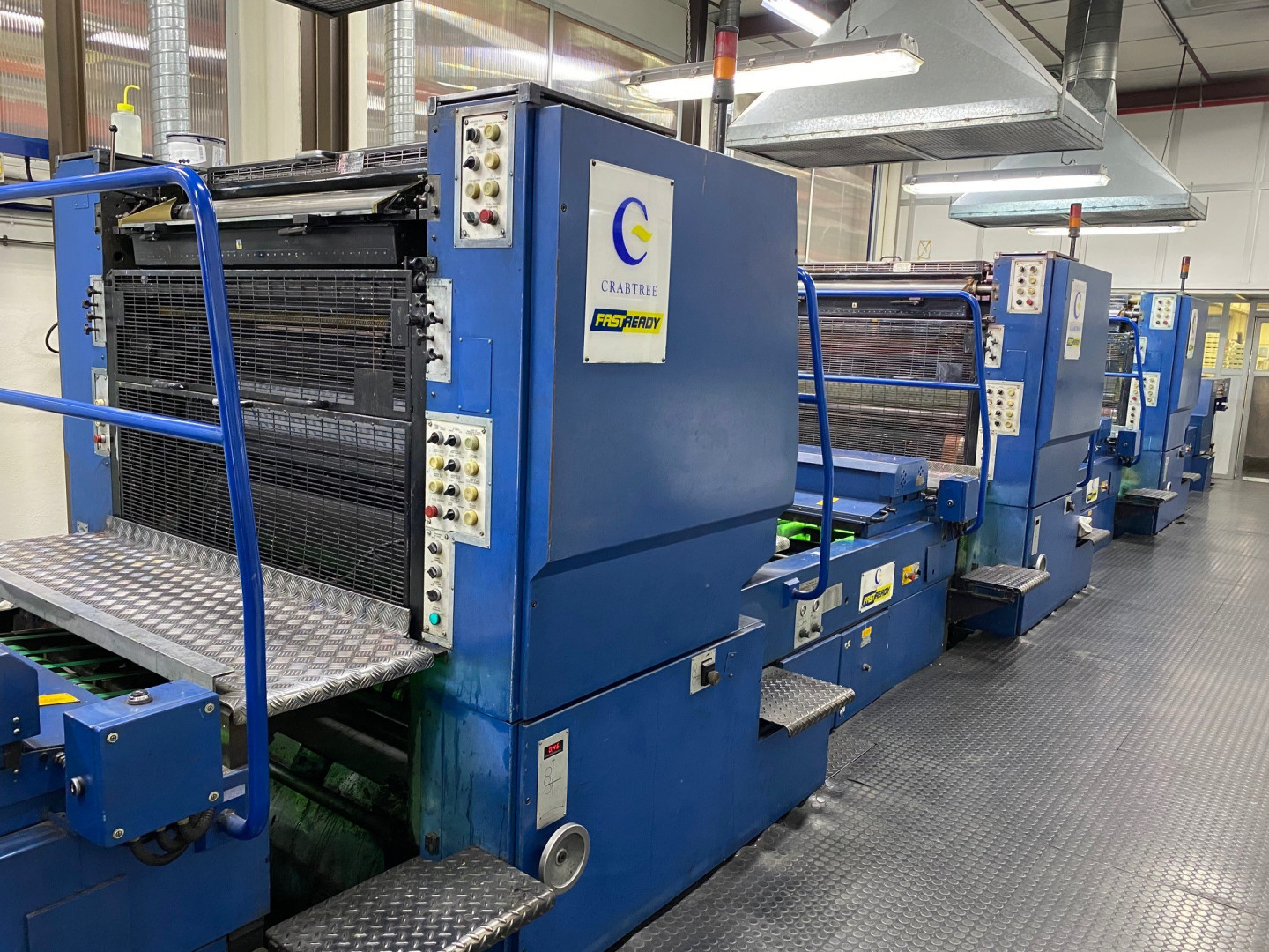 Crabtree FASTREADY 4colour UV printing line Cazander