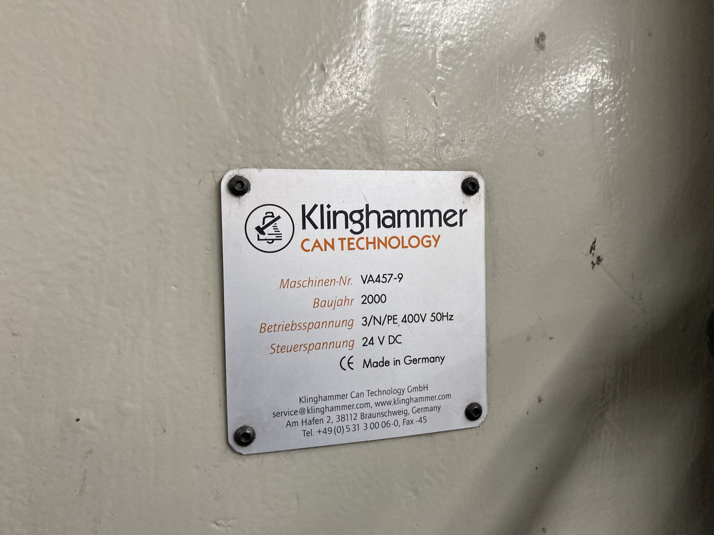 Klinghammer VA 457 curlingadora